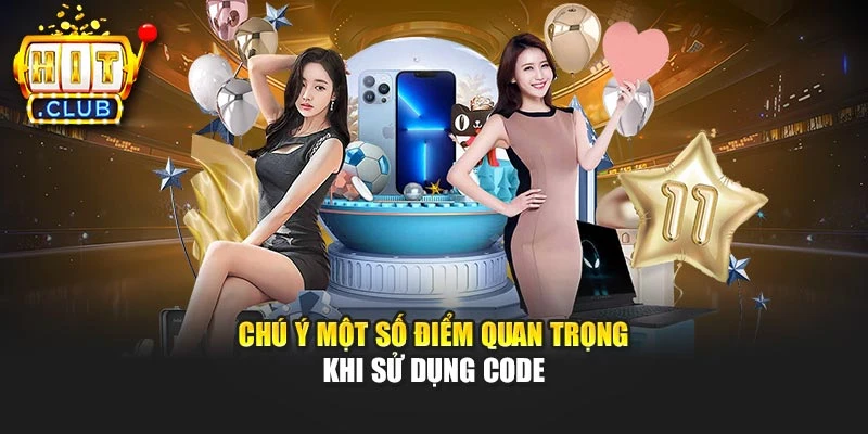 Chú ý một số điểm quan trọng khi sử dụng code